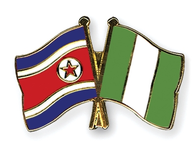 Fahnen Pins Nordkorea Nigeria