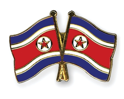 Fahnen Pins Nordkorea Nordkorea