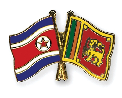 Fahnen Pins Nordkorea Sri-Lanka