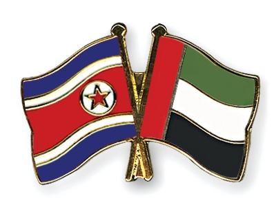 Fahnen Pins Nordkorea Ver-Arab-Emirate