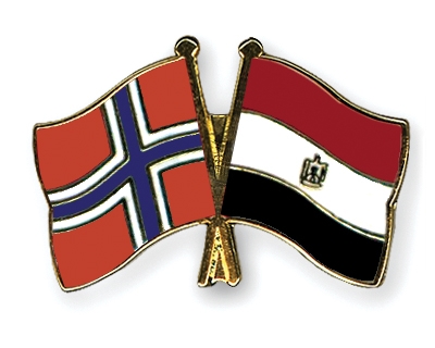 Fahnen Pins Norwegen gypten