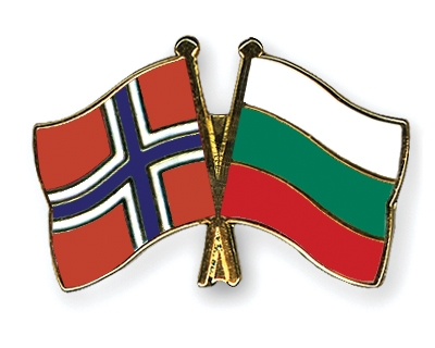 Fahnen Pins Norwegen Bulgarien