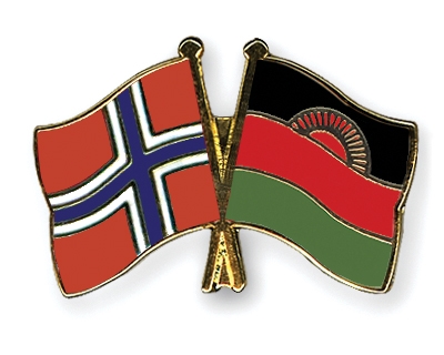 Fahnen Pins Norwegen Malawi
