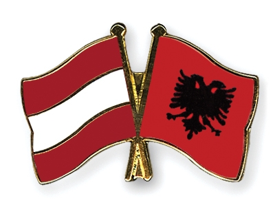 Fahnen Pins sterreich Albanien