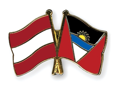 Fahnen Pins sterreich Antigua-und-Barbuda