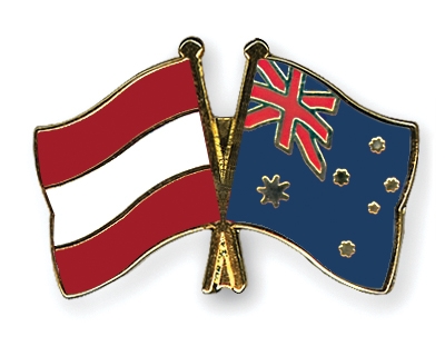 Fahnen Pins sterreich Australien