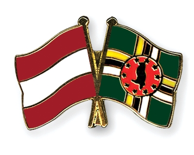 Fahnen Pins sterreich Dominica