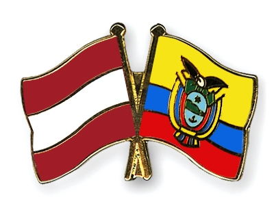 Fahnen Pins sterreich Ecuador