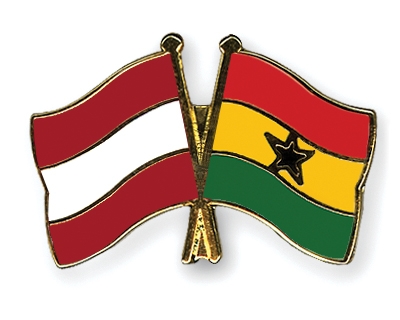 Fahnen Pins sterreich Ghana