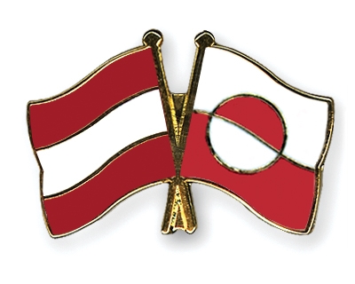 Fahnen Pins sterreich Grnland