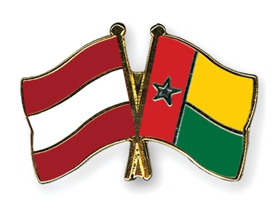 Fahnen Pins sterreich Guinea-Bissau