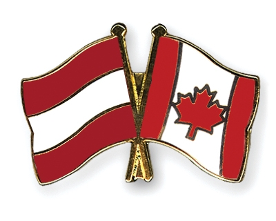 Fahnen Pins sterreich Kanada