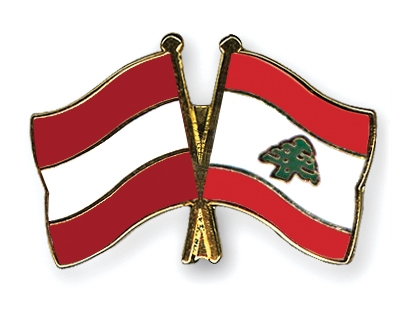 Fahnen Pins sterreich Libanon