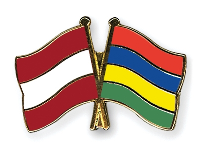 Fahnen Pins sterreich Mauritius