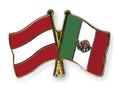 Fahnen Pins sterreich Mexiko