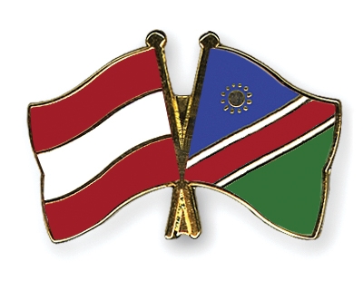 Fahnen Pins sterreich Namibia