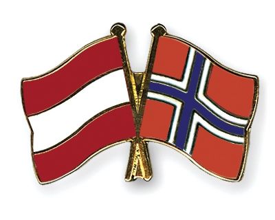 Fahnen Pins sterreich Norwegen