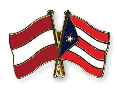 Fahnen Pins sterreich Puerto-Rico