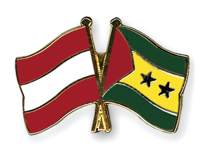 Fahnen Pins sterreich Sao-Tome-und-Principe