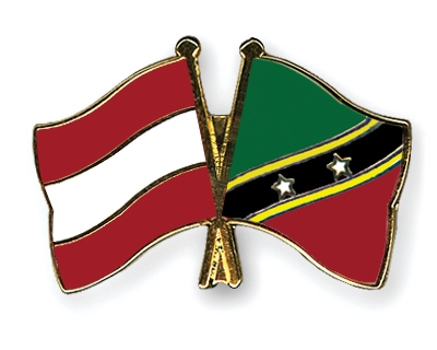 Fahnen Pins sterreich St-Kitts-und-Nevis