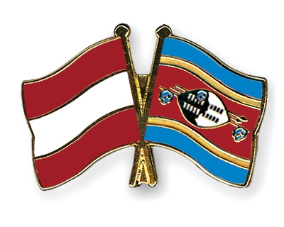 Fahnen Pins sterreich Swasiland