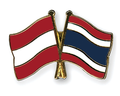 Fahnen Pins sterreich Thailand