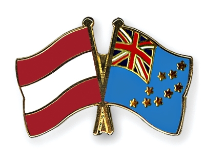 Fahnen Pins sterreich Tuvalu