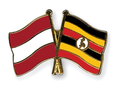 Fahnen Pins sterreich Uganda