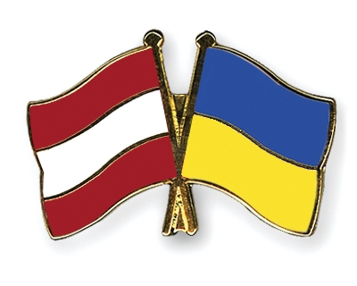 Fahnen Pins sterreich Ukraine