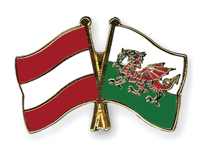 Fahnen Pins sterreich Wales