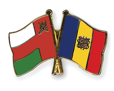 Fahnen Pins Oman Andorra