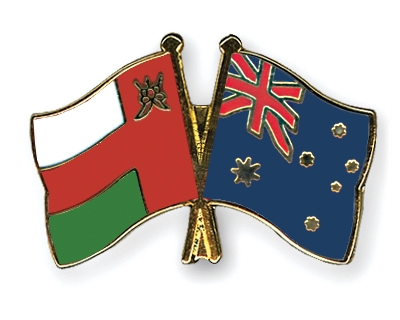 Fahnen Pins Oman Australien