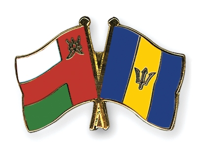 Fahnen Pins Oman Barbados