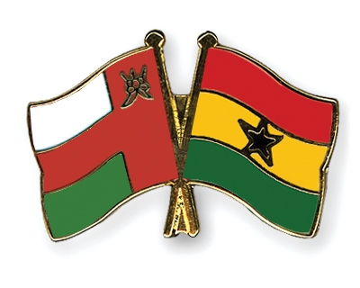 Fahnen Pins Oman Ghana