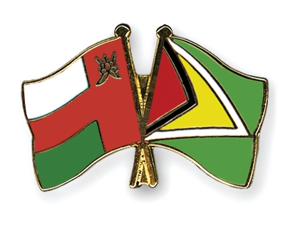 Fahnen Pins Oman Guyana