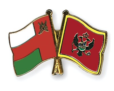 Fahnen Pins Oman Montenegro