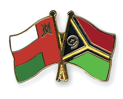 Fahnen Pins Oman Vanuatu