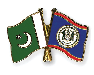 Fahnen Pins Pakistan Belize