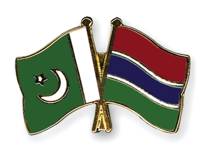 Fahnen Pins Pakistan Gambia