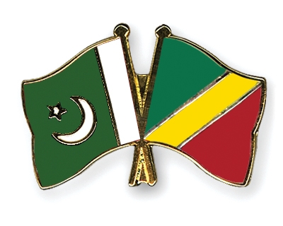 Fahnen Pins Pakistan Kongo-Republik