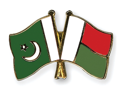 Fahnen Pins Pakistan Madagaskar