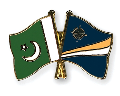 Fahnen Pins Pakistan Marshallinseln