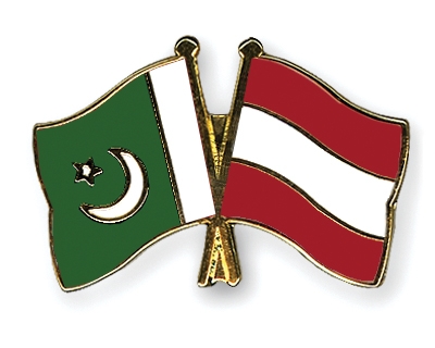 Fahnen Pins Pakistan sterreich