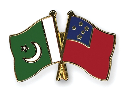 Fahnen Pins Pakistan Samoa