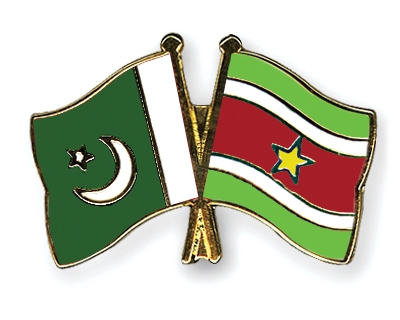 Fahnen Pins Pakistan Surinam