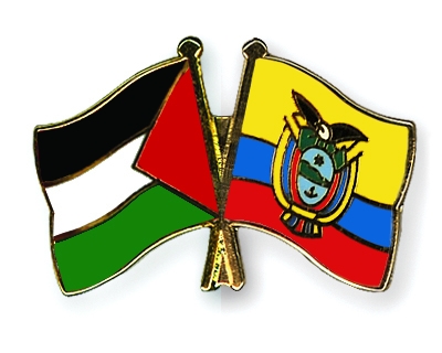 Fahnen Pins Palstina Ecuador