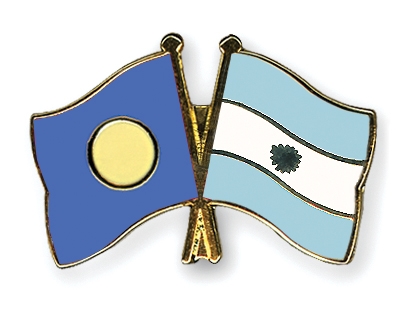 Fahnen Pins Palau Argentinien