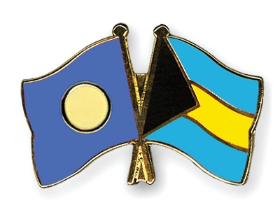 Fahnen Pins Palau Bahamas