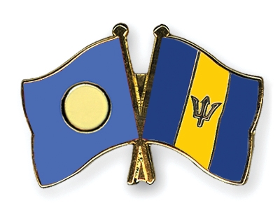 Fahnen Pins Palau Barbados