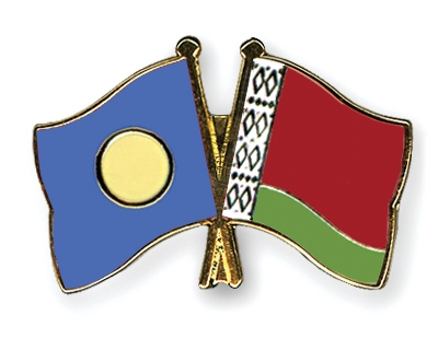 Fahnen Pins Palau Belarus